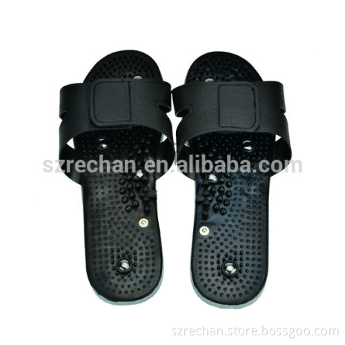 Massaging shoes/slippers can be compatible with tens ems massagers